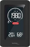 Technoline WL1030 Co2 Meter Air Quality Monitor, Black, 1 cm