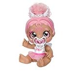 Kindi Kids 50240 Dress Baby Sister Winnie Wings Angel with face Paint Reveal. 1 Doll with Toy Pacifier and Magic Sponge. Big Glittery Eyes, Squishy Arms and Legs, Removeable Diaper