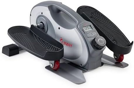 Sunny Health & Fitness Smart Portable Fully Assembled Magnetic Under Desk Elliptical Peddler, Foot & Leg Pedal Exerciser - SF-E323017