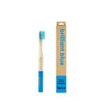 f.e.t.e | Brilliant Blue Children's Bamboo Toothbrush | Biodegradable & Compostable Handle | Recyclable Soft Bristles | Sustainable | Vegan