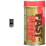 Jim Dunlop Formula 65 with Cloth & GHS Fast Fret Guitar String Cleaner and Lubricant