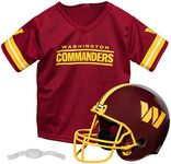 Franklin Sports Washington Commanders Kids NFL Uniform Set - Youth NFL Team Jersey, Helmet + Apparel Costume - Official NFL Gear -Youth Medium Maroon