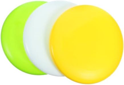 BESPORTBLE 3pcs Disc Golf Starter Discs Set Flying Discs Disc Golf Equipment Golf Putter, Midrange, Disc Golf Driver for Beginner Game Accessories White Yellow and Green