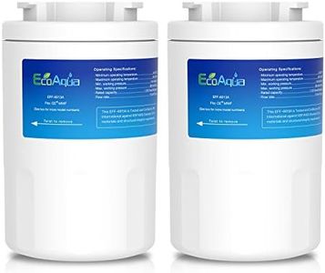 EcoAqua EFF-6013A Filtro Acqua Frigo compatibile con GE SmartWater MWF, MWFA, MWFA, MWFAP, MWFDS, MWF-INT, MWFP; Hotpoint HWF, HWFA; 101057A, 1013000110, 101300A, GWF, GWF01, GWF06, GWFA, GWFDS (2)