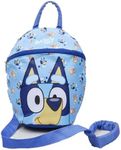 Bluey Backpack with Reins Toddler Backpack with Reins and Harness 1-4 Years (Blue)