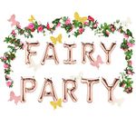 JeVenis 3 PCS Fairy Party Balloon Fairy Party Decoration Fairy Party Favors Fairy Garden Decoration for Fairy Theme Birthday Wedding Decoration