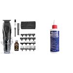 Wahl Aqua Blade Beard and Stubble Trimmer & Wahl Clipper Oil, Blade Oil for Hair Clippers, Beard Trimmers and Shavers, Lubricating Oils for Clippers, Maintenance for Blades, 118.3 ml