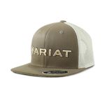 ARIAT Men's Logo Shield Baseball Cap - Western Mesh Hat, Dark Green, One size