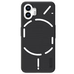 Nillkin Case for Nothing Phone 2 (6.7" Inch) Super Frosted Hard Back Dotted Grip Cover PC Black Color