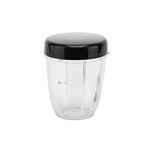 kuvings Plastic Spare Short Jar With Solid Lid For Nutri Blender Pro 1000 Watts, Mixer/Blender/Smoothie Maker, Transparent