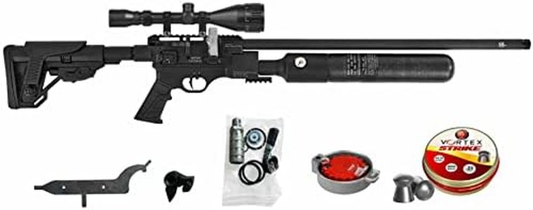 Wearable4U - Hatsan Factor RC PCP .25 Caliber Air Rifle with Scope and Pack of 150x Pellets Bundle