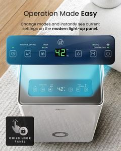 Pro Breeze 30L Dehumidifier – High Capacity Moisture Removal