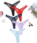 Avidlove Sexy Lingerie Panties for Women Flower Lace G-strings Thongs Sexy Cheeky Undies