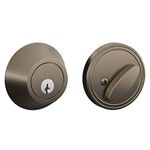 Dexter by Schlage JD60620 Single-Cylinder Deadbolt, Antique Pewter