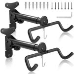 WELDUN Bike Wall Mount, Bicycle Holder, Foldable Bike Rack, Adjustable Distance, with Helmet Hook, Bike Storage Rack for Garage and Indoor(2 Pack)