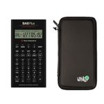 Calcuso Basic Set Black with Calculator TI BA II Plus Professional