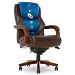 La Z Boy Delano Big & Tall Executive Bonded Leather Office Chair - Chestnut (Brown)