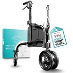 Helavo 3 Wheel Walker with Double Front Wheels - only 5,5 kg, Foldable, Narrow Walker for Indoors and Outdoors, Aluminium Rollator for The Elderly