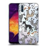 Head Case Designs Whippet Dog Breed Patterns 6 Soft Gel Case and Matching Wallpaper Compatible With Samsung Galaxy A50/A30s (2019)