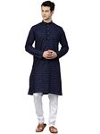 MANQ Men's Cotton Kurta Pajama Set Indian Party Traditional Ethnic Wear Tunic Dress for Men Wedding