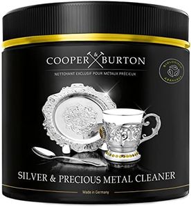Detergente per gioielli in argento, detergente per argento per la pulizia dell'oro dell'acciaio inossidabile del rame e dell'ottone detergente per catene di gioielli, posate d'argento COOPER & BURTON
