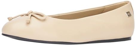 Tommy Hilfiger Essential Leather Ballerina, Beige, 4