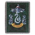 Northwest Woven Tapestry Throw Blanket, 48 x 60 Inches, Slytherin Shield