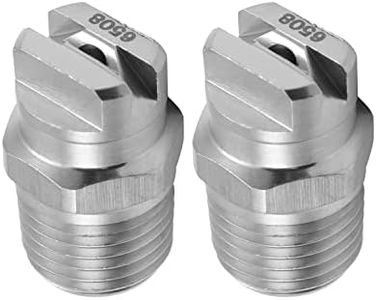 MroMax Flat Fan Spray Tip - 1/4BSPT Male Thread 304 Stainless Steel Nozzle - 1.8mm Orifice Diameter - 2Pcs