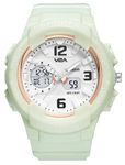 V2A Analog Digital 5ATM Waterproof Fashion Black Sports Watch for Women and Girls | Watch for Women | Ladies Watch | Wrist Watch for Women | Girls Watch (Green)
