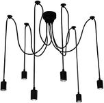 Lixada Hanging Chandelier Light, 6 