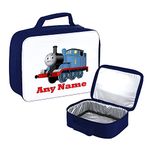 Shires Art Printing Thomas The Tank Engine - Personalised Lunch Box (Blue Lunch Bag)