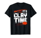 Shotgun Skeet Trap Clay Pigeon Shooting Vintage It'S Clay T-Shirt