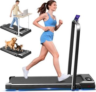 NXSCI Walking Pad with Handle Bar, 2.5HP Walking Pad Treadmill, 3 in 1 Portable Under Desk Treadmills for Home Small Space, Foldable Folding Home Treadmill with Remote Control, 320LBS Capacity