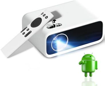 WANBO Mini Pro (Android 9.0) | Portable LED Projector | Native 720p Full HD 1080P Support | LTPS LCD | 2900L (250 ANSI) | 176" Large Screen | Home Outdoor | WiFi & BT | Netflix, Prime & More