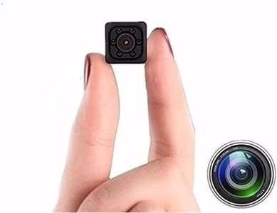 GARYVIZ 1080P Mini Spy Camera with Low Light Vision, Mini Portable Security Camera, Hidden Camera with Audio and Video Recorder for Home/Office Security Camera. (Black) NHGRT (1) (SQ11)