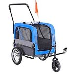 Aosom 2-in-1 Small Dog Bike Trailer