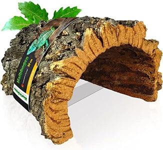 Kork-Deko Corteza de Corcho: Cueva de Corcho (Medio Arco) Parte Inferior Abierta, 30 cm, Altura Interior Aprox. 12 cm
