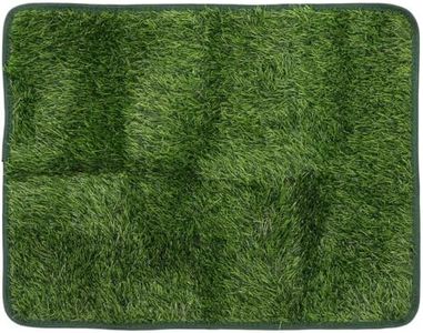 TOVINANNA Artificial Grass Dog Pee Pad: 23"X18" Portable Potty Trainer Fake Grass Patch Puppy Pee Mat for Dogs and Cats Pet Accessory