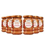 Sacla Pesto Italian Sun Dried Tomato - Perfect with Pasta, Roasted Veg, Pomodoro and Soups - Made with Basil Leaves, Sundried Tomatoes, Cheese and Nuts - 190g (Pack of 6)