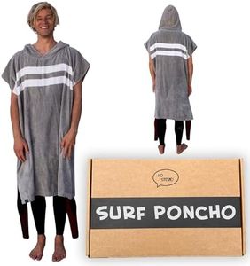 Ho Stevie! Surf Poncho - Warm and Soft - Easily Change In/Out of Wetsuit without Towel Falling Down