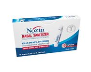 Nozin Nasal Sanitizer Antiseptic Popswab Ampule 10ct Pack