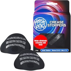 Fresh Kicks Shoe Crease Protectors – Comfortable Anti-Wrinkle Shields for Men, Women & Kids – No-Crease Inserts for Sneakers & Dress Shoes – Prevents Toe Box Creasing, Maintains Shoe Shape (S/M)