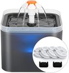 AONBOY Cat Water Fountain with 6 Fi