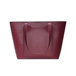 The Messy Corner Tote Bag for Women ║ Aesthetic, Vegan Leather, Large & Spacious ║ Ladies Purse Handbag - Wine