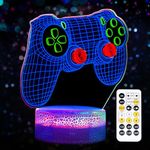 OCYEMY Night Light Kids: Gaming Lights with Touch & Remote Control, Color Changing 3D Night Lights for Room Decor, Toddler USB & Battery Powered Night Light for Boys Girls Birthday Christmas