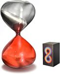 Hourglass Sand Timer Hour Glass with Sand 60 Minute Sand Timers Hour Glasses 60 Minutes Hourglass Timer Decor Hour Glasses Decorative Sand Watch for Yoga Clock Sand Clock Kitchen Timer Gift Box