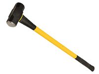 Viva Fitness Fibre Glass Sledge Hammer/Gym Hammer/Sledgehammer Functional Training Cross Fitness No Joints, Welded with Machine Knurled for Easy Grip 10 kg (Imported)