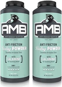 Anti Monkey Butt Baby Powder, Cornstarch Baby Powder Prevents Diaper Rash, Talc-Free Hypoallergenic Formula with Calamine, Anti Chafing and Anti Itch, HSA/FSA Approved, 8 oz (Pack of 2)