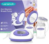 Lansinoh - 2-in-1 Double Electric Breast Pump - Mains or Battery Operated