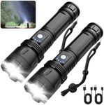 Rechargeable Flashlight 300,000 Lum